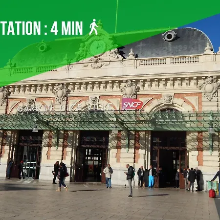 Center - Balcony Quiet - Air Conditioner - Kitchen - Wifi - Tram Apartment *
