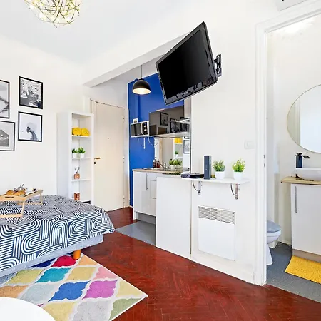 Center - Balcony Quiet - Air Conditioner - Kitchen - Wifi - Tram Νίκαια